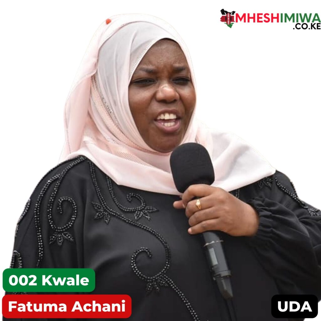 Fatuma Achani Kwale Governor